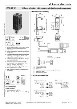 Dimensioned drawing Electrical connection