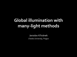 Many-light rendering methods