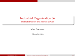 Industrial Organization 06 - Market structure and market power
