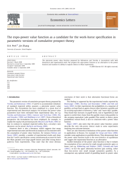 The expo-power value function as a candidate