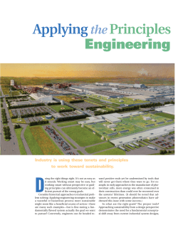 green engineering principles - ACS Publications