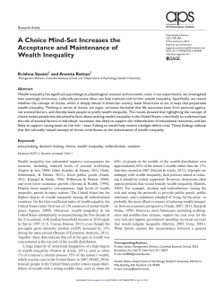 A Choice Mind-Set Increases the Acceptance and
