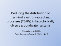 Deducing the distribution of terminal electron