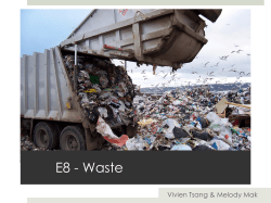 E8 - Waste Disposal