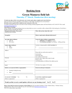 complete a booking form