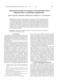 Preparation of Final Manuscripts Accepted for Journal of Electrical