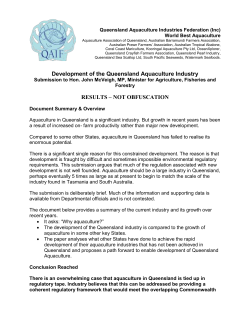 Queensland Aquaculture Industries Federation (Inc)