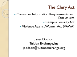 The Clery Act