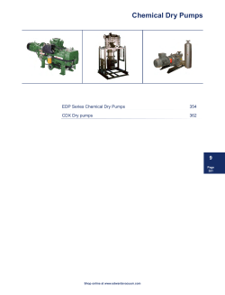 Chemical Dry Pumps