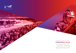 Strategic Plan 2020 - Harness Racing Victoria
