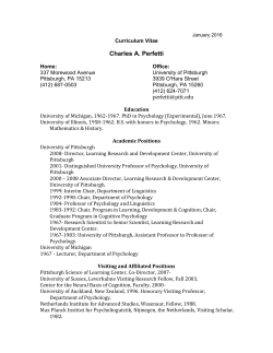 Microsoft Word - Perfetti 2009 CV - Pitt Psychology