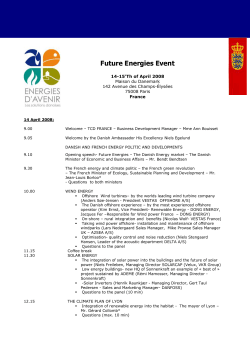 program for energy event april 2007