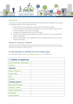 pasta - Rete Citt&agrave; Sane