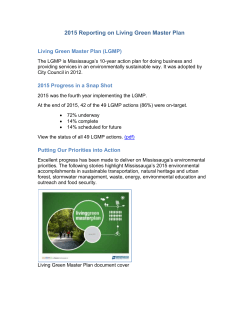 2015 Progress Report Executive Summary
