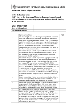 Checklist for standard Revisions to CGOL from v1 to v2
