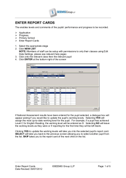 enter report cards