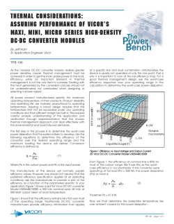 Thermal Considerations