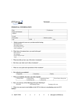 IPL Hair Removal Form