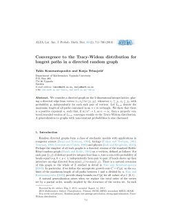Convergence to the Tracy-Widom distribution for longest