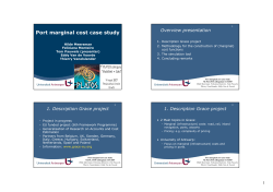 1 Pauwels - Port marginal cost case study