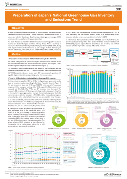 2.4 Preparation of Japan`s National Greenhouse Gas Inventory and