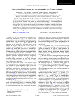 Observation of Zitterbewegung in a spin-orbit-coupled Bose
