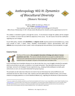 General Roadmap for our Journey