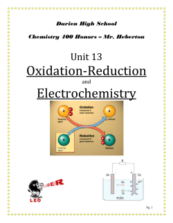 Oxidation-Reduction