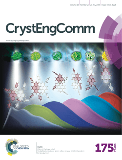 Crystallization induced green-yellow-orange emitters - IISER