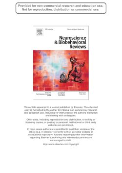 The sensory-discriminative and affective