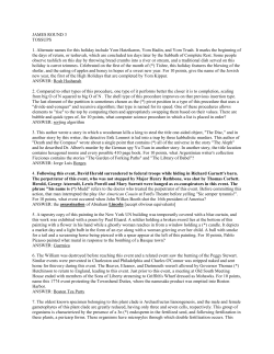 Round 3 - Quizbowl Packet Archive