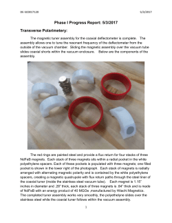 Phase I Progress Report: 5/3/2017 Transverse Polarimetery