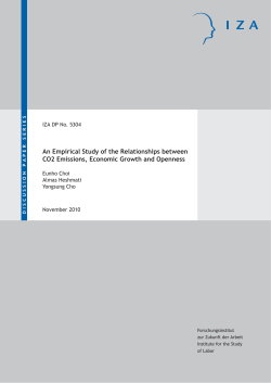 An Empirical Study of the Relationships between CO2