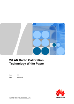 Radio calibration - Huawei Enterprise