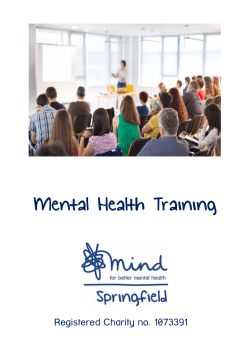Mental Health Training