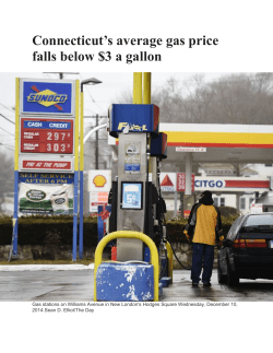 Connecticut`s average gas price falls below $3 a gallon