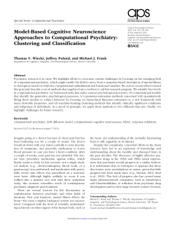 Model-Based Cognitive Neuroscience