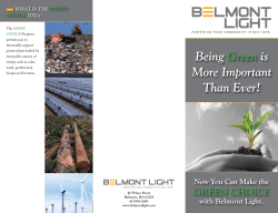 Being Green is More Important Than Ever!