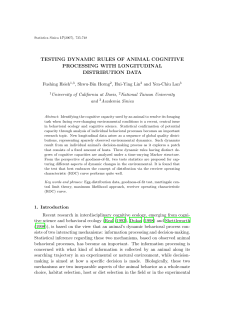 testing dynamic rules of animal cognitive processing with