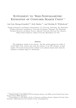 Supplement to `Semi-Nonparametric Estimation of Consumer