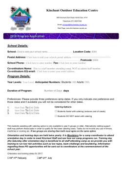 Kinchant OEC Application Package