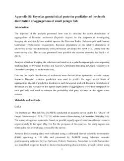 Bayesian geostatistical posterior prediction of the depth distribution