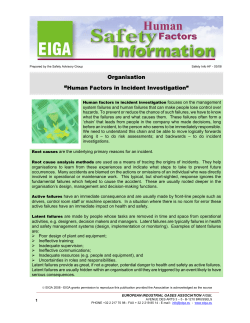 Factors - European Industrial Gases Association