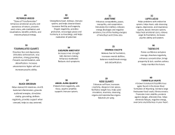 29 petrified wood 31 ametrine 32 lapis lazuli 34 chevron amethyst