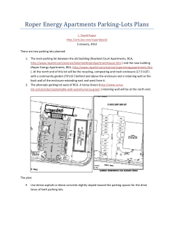 Roper Energy Apartments Parking-Lots Plans