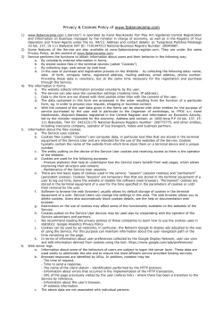 Privacy Policy - Fair Play Dance Camp