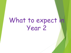 Curriculum Evening 2016 Year 2 PPT File