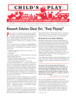 child`s play - USA Toy Library Association