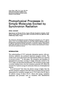Simple Molecules Excited by
