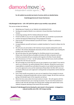 For all Landlord we provide two levels of services